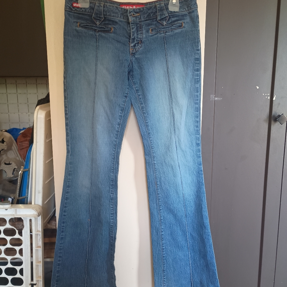 Classic Blue Straight Leg Jeans